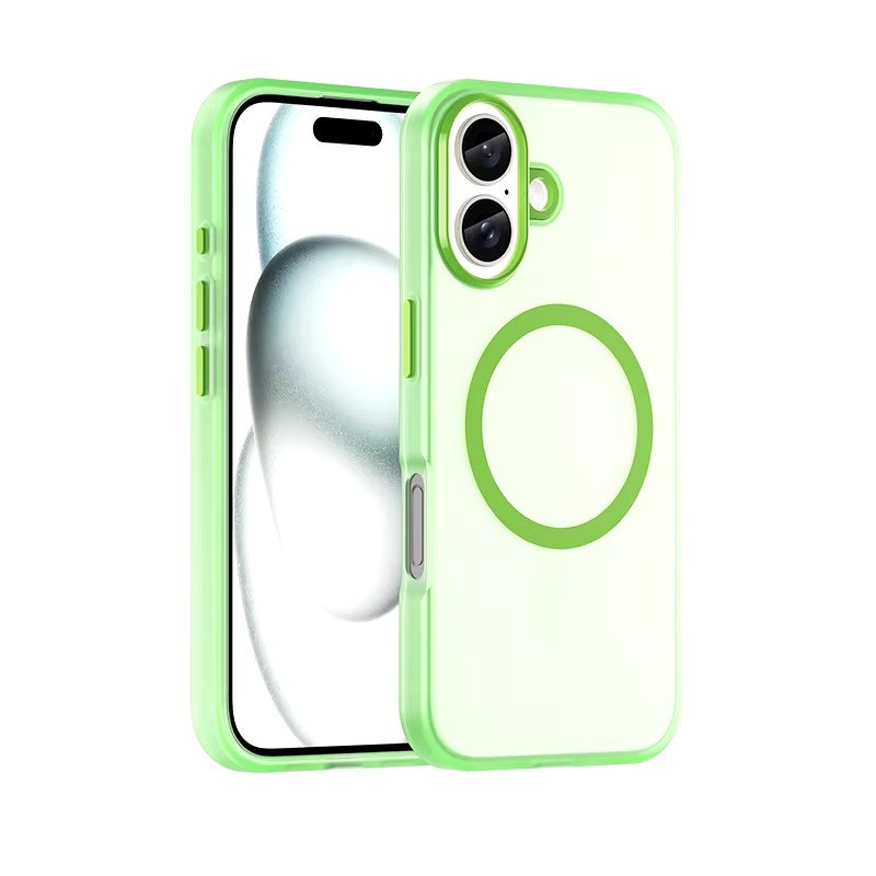 Translucent Magnetic Matte Soft TPU iPhone 16 Pro Cover