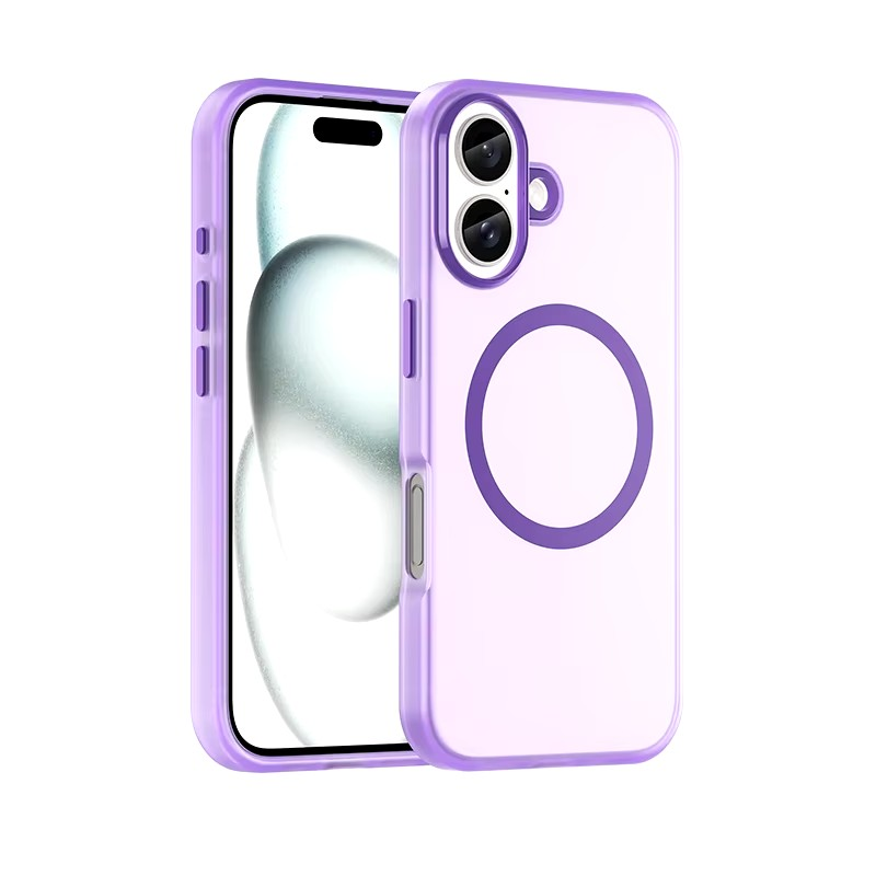 Translucent Magnetic Matte Soft TPU iPhone 16 Pro Cover