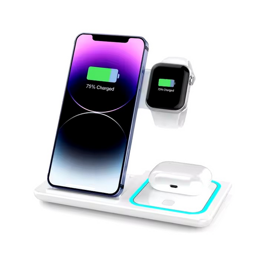 Sleek 3-in-1 Wireless Charging Station